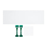 Maxbell Clay Screen for Pottery Tool DIY Protective Splash Protection Pottery Shield green clips