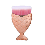 Maxbell Maxbell Mermaid Cosmetic Makeup Brush for Face Foundation Blush Powder Flat Hair