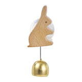 Maxbell Shopkeepers Bell Ornament Creative Hanging Door Bell for Home Backyard Store Bunny