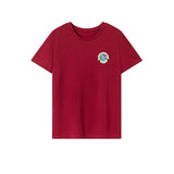 Maxbell T Shirt for Women Summer Outfits Short Sleeve Top for Walking Work Traveling XXL Red