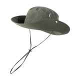 Maxbell Sun Hat Western Cowboy Hat Wide Brim for Climbing Outdoor Sports Backpacking Green