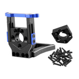 Maxbell RC Car Motor Mount Seat Sturdy Motor Fixing Mount for Truck Crawler Supplies Blue Black