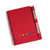 Maxbell 2xTravel Writing Notebook Diary Book Portable with Sticker for Diary Gifts Red