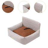 Maxbell Dog Car Seat Breathable Cat Car Seat for Small Medium Dogs Indoor Cats Bunny Beige