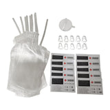 Maxbell 10Pcs Halloween Drinks Bags Party Drinking Pouches for Party without 60ml syringe