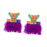 Maxbell 2Pcs Pet Dog Dresses Breathable Pet Supplies Doggy Apparel Summer Tutu Shirt Colorful