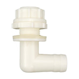 Maxbell Elbow Connector Hose Nozzle Adapter for Fish Tank Irrigation System Aquarium White