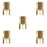 Maxbell 4xShure pure copper gold plated pin * 5 Female