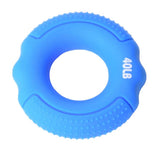 Maxbell Maxbell Finger Gripper Strengthener Hand Muscle Grip Exerciser Ring Blue 40LB