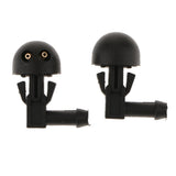 Maxbell 2X Plastic Car Front Dual Holes Windshield Washer Wiper Water Spray Nozzle - Aladdin Shoppers