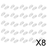 Maxbell 8x25 Pairs S09 Screw in Silicone Eyeglass Sunglass Nose Pads