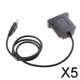 Maxbell 5x36Pin Centronics to USB Cable For Parallel Printer Bi-directional Plug Play
