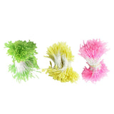 Maxbell 900 Pieces Multicolor Flower Stamens Double Buds Artificial Flower Making