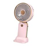 Maxbell Maxbell Mini Handheld Fan USB Fan for Hiking Table Fan for Hiking Home Office Travel pink
