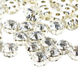 Maxbell 200x Handmade Diamante Sew On Crystal Rhinestone Beads Embellishment 7mm 8mm