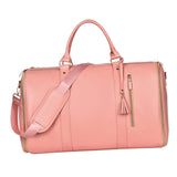 Maxbell Garment Bag for Travel Garment Duffle Bag for Business Trip Trip Backpacking Pink