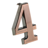 Maxbell 6x ABS Plastic House Door Number Sign Plaque DIY Digit Number 0 to 9 Number