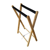 Maxbell Badminton Racquet Storage Rack Tennis Racket Holder for Garages Stadium Wood