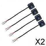 Maxbell 2x4 Pieces Momentary Push Button Switch Push Button Switch for Automotive