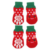 Maxbell Maxbell New Puppy Dog Cute Cartoon Non-Slip Socks Pet Slippers Size S