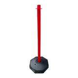 Maxbell 33inch Traffic Post Cone Parking Post with Fillable Base for Traffic Caution Red
