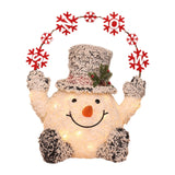 Lighted Christmas Snowman Decorations for Home Theme Park Indoor and Outdoor 48cmx38cmx58cm