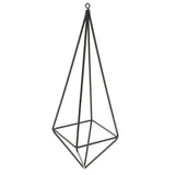 20xHanging Metal Tillandsia Air Plant Rack Holder Flower Pot Black Color