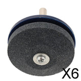 Maxbell 6xRotary Lawnmower Blade Sharpener Blade Grinder for Power Drill Hand Drill