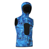 Maxbell 3mm Neoprene Wetsuit Hooded Vest Thermal for Snorkeling Water Sports Surfing XXL