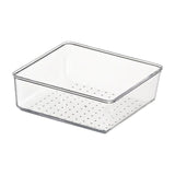 Maxbell Drawer Organizer Clear for Bedroom Dresser Kitchen Gadgets Utensils Bathroom 15cmx15cm