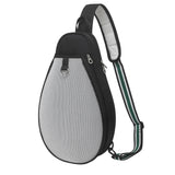 Maxbell Tennis Racket Bag with Pocket Lightweight Tennis Backpack for Practice Women Black White