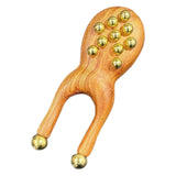 Maxbell Wooden Nose Guasha Massage Tool for Women Men Handheld Portable Gua Sha Tool