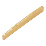 Maxbell Guitar Bridge Saddle Brass Musical Instrument Part Easy to Install Accessory Bottom Saddle