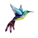 Maxbell 2x Hummingbird Wall Art Bird Wall Art Sculpture for Door Living Room