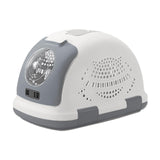 Maxbell Cat Carrier Pet Supplies Multipurpose Carrying Case for Puppy Kitten Walking Gray White