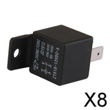 Maxbell 8xCar Truck Auto Automotive DC 12V 80A 80 AMP SPST Relay Relays 4 Pin