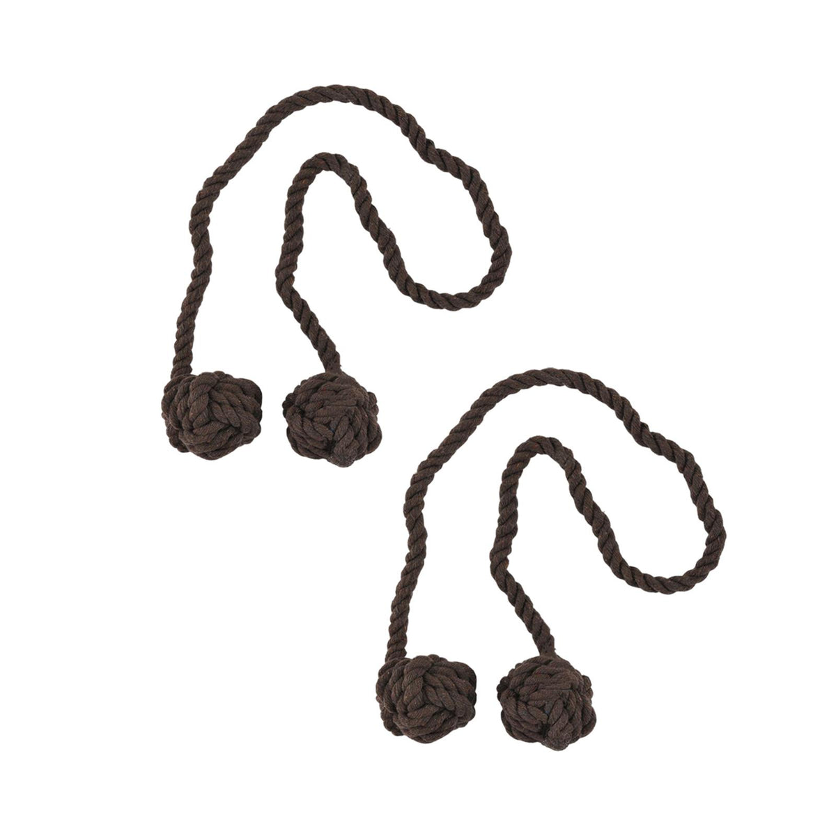 Maxbell 2x Curtain Tiebacks Modern Drapery Holdbacks Tie Backs for Patio Indoor Home