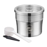 Maxbell Stainless Steel Reusable Coffee Milk Frother Capsule Cup Filter for Illy
