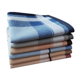 Maxbell 2x6Pcs Cotton Men's Handkerchiefs Pocket Square Hankies for Casual Formal Prom