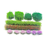 DIY Miniature Static Grass Tufts for Sand Table Layout Micro Landscape Decor Style  C