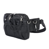 Maxbell 3xUtility Nurse Fanny Pack Nursing Organizer Belt Nurse Apron Hip Bag Pouch Black
