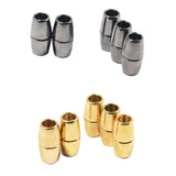 Maxbell 10 Pieces Alloy Magnetic Clasp for DIY Bracelet Necklace Making Multicolor