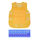 Maxbell Summer Cooling Vest for High Temperature Work Environment Fishing Warehouses Yellow
