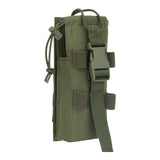 Maxbell Radio Holder Nylon Elastic Strap Flip Cover Pouch  Green