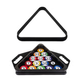Maxbell Billiard Triangle Rack Pool Table Supplies for Billiards Table Home Training Black