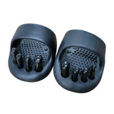 Maxbell 2Pcs Arch Trainers Professional Gifts Sandles for Foot Massage Foot Massager Black