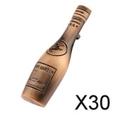 Maxbell 30xRed Wine Bottle Shaped Cabinet Door Drawer Bin Handle Pull Knob Red bronze