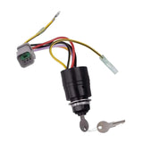 Maxbell Ignition Switch with Keys Replace 129572 3 Position Boat Ignition Components