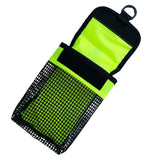 Maxbell Maxbell Scuba Diving Reel & SMB Safety Marker Buoy Holder Carry Mesh Bag Fluo Yellow