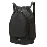 Maxbell Tennis Backpack Decor Racket Shoulder Bag for Outdoor Activities Camping Gym Black